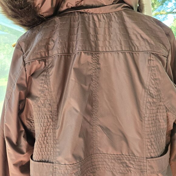 Susan Graver Winter cold weather coat size Large - Picture 6 of 7